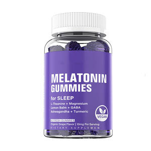 Nhãn hiệu riêng GMP chứng nhận OEM ODM bổ sung GABA (aminobutyric acid) ngủ Gummy Kẹo Gummies - Product Image 1