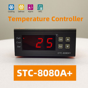 Small Precision <strong>Temperature</strong> ControllerSTC-8080A+Intelligent Refrigeration Automatic Defrost <strong>Timer</strong> Refrigerator Thermostat - Product Image 2
