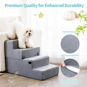 Yatak kanepe için Pet merdiven kanepe sandalye küçük orta köpekler kediler için Pet adımlar kaymaz alt büyük adım - Product Image 2
