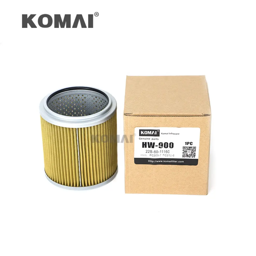 Filtro de aceite hidráulico para Komatsu, malla de cobre, 20Y6031171, 20Y-60-31171, 22B-60-11160