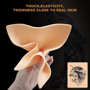 15x20cm Hai Mặt mềm dày hình xăm trống thực hành da cho nghệ thuật cơ thể và trang điểm vĩnh viễn - Product Image 5