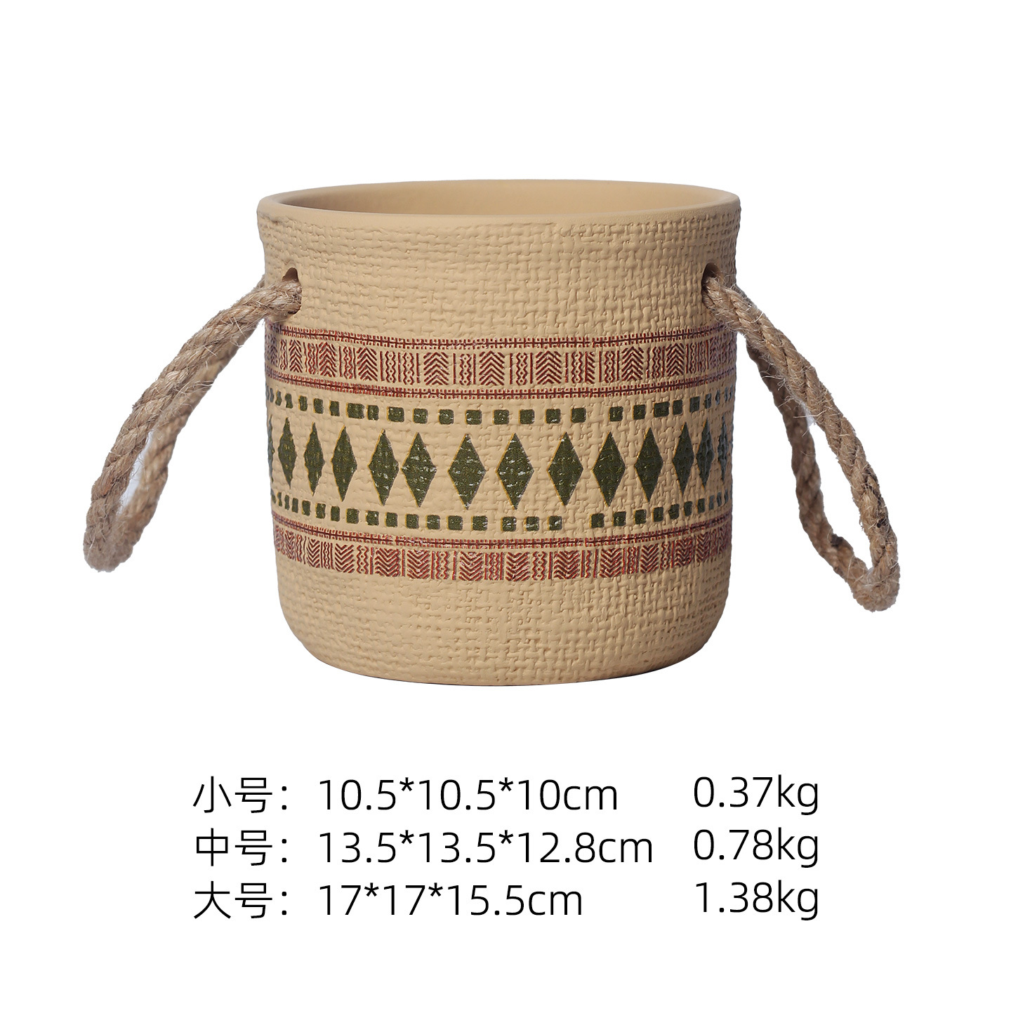Pot de fleur en céramique verte Ak800-sans châssis
