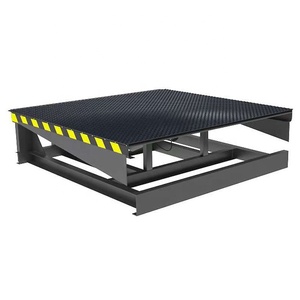 Plataforma hidráulica automática de 8-10 toneladas Nivelador de muelle telescópico Contenedor de almacén Nivelador de muelle Rampa de muelle - Product Image 3