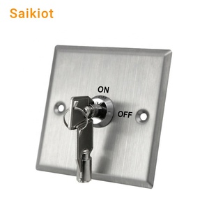Saikiot all'ingrosso pulsante serratura a chiave controllo accessi elettrico pulsante serratura a chiave elettrica interruttore a pressione di uscita in acciaio inossidabile - Product Image 1