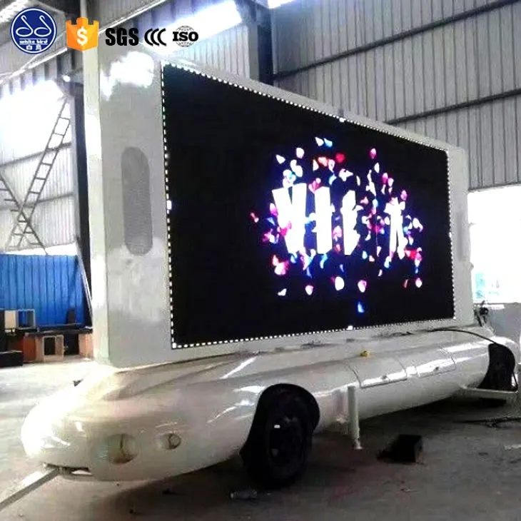 P6 Outdoor Mobile Led Video Truck/car/van Advertising truck