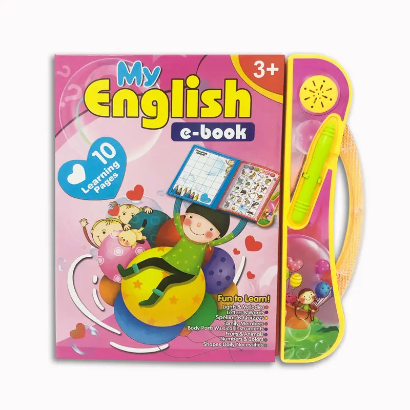 ABC Sound Book per bambini lettere e parole inglesi giocattoli per l'apprendimento per ragazze di 3 anni ragazzi divertenti giocattoli educativi HH
