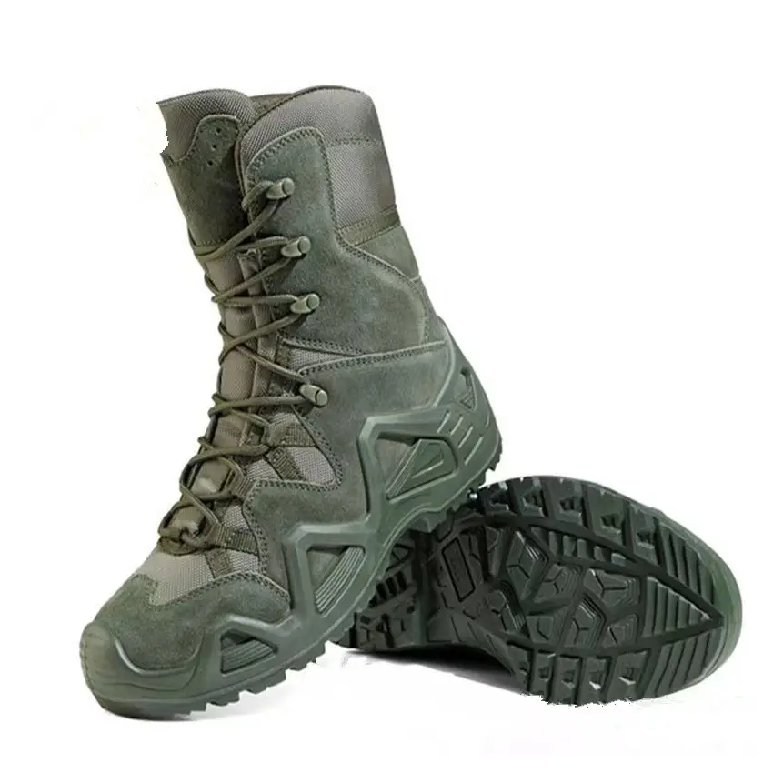 Vendita calda all'ingrosso stivali da esterno da uomo escursionismo in montagna attrezzatura da arrampicata da viaggio scarpe da combattimento