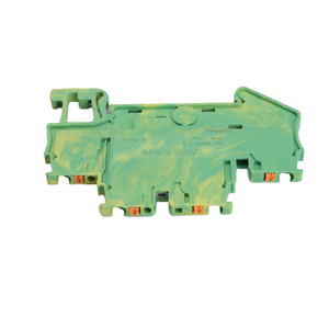 Bloque de terminales de tierra de empuje de doble capa de 24-14AWG Alimentación de material de PC de riel DIN para aplicaciones de resorte automotriz - Product Image 3