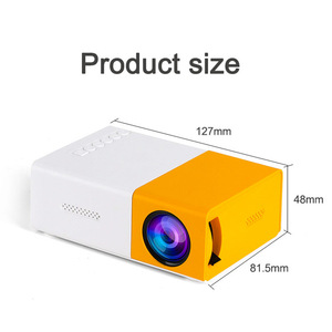 Mini proyector yg300 akıllı projektör multimedya mobil kablosuz projektör oyunu taşınabilir ev LED LCD cep projektörü - Product Image 3