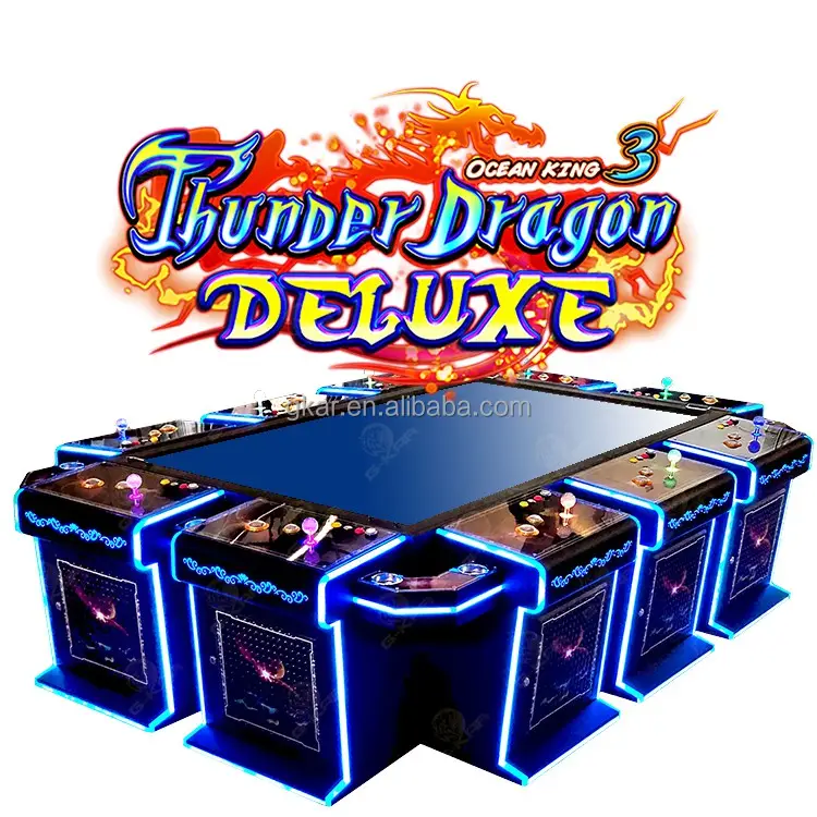 2024 nueva llegada 10 jugadores 86 pulgadas pantalla pez juego accesorios Thunder Dragon Deluxe