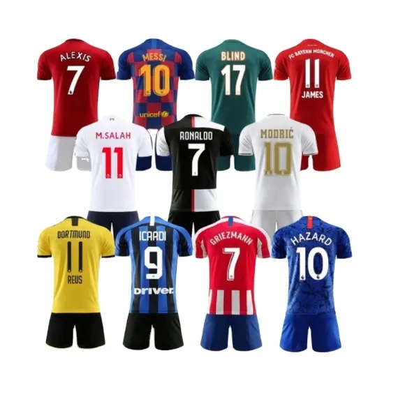 Maglie da calcio nuovo modello 21/22 thailandia fornitore con logo jersey acquista maglia da calcio