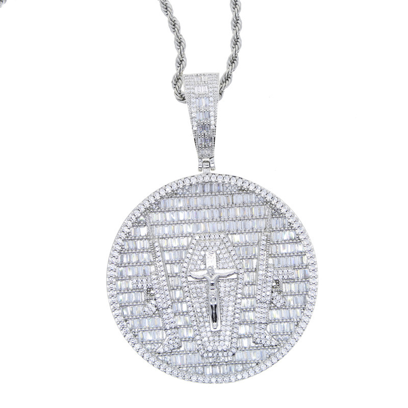 Silver pendant with chain 60cm