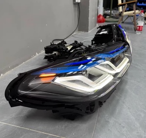 Altın göz mavi kaş LED farlar ile BMW 5 serisi (G30, G38) 18-23 modelleri için uygundur - Product Image 5