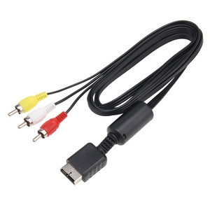 索尼PlayStation 2 3 PS2 PS3游戏机的1.8m 6FT高清电视影音视频电缆组件线至3 RCA - Product Image 1