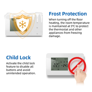 RF Wireless Remote Control 433Hz Frequenz raum thermostat für Gaskessel heizung mit täglicher Programm funktion