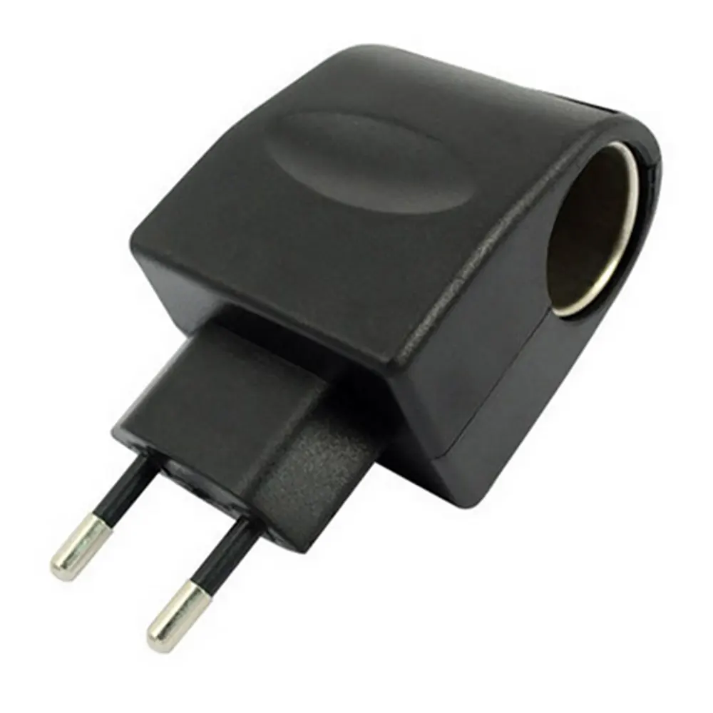 Allume-cigare de voiture utile puissance AC 220V à DC 12V convertisseur adaptateur noir Mini accessoires automobiles