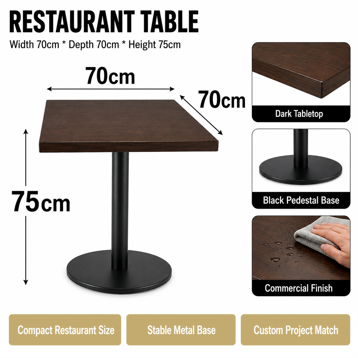 table carrée