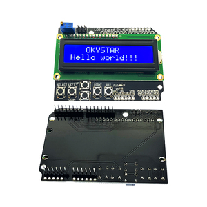 Módulo de sensor electrónico OKY4004 LCD1602 Módulo LCD Pantalla 1602 Escudo de teclado LCD - Product Image 6