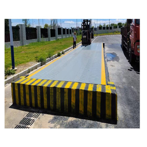 Ağır araç 100Ton kamyon tartı 3m * 23m elektronik kantar yük hücresi ile tartı tartım köprüsü - Product Image 1