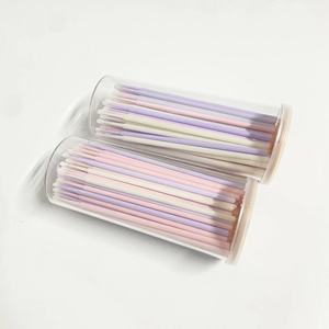 3 Colors Mixed 100pcs/box New Colors of Lash Extensions Disposable Micro <strong>Swabs</strong> Cleaning <strong>Swabs</strong> - Product Image 6