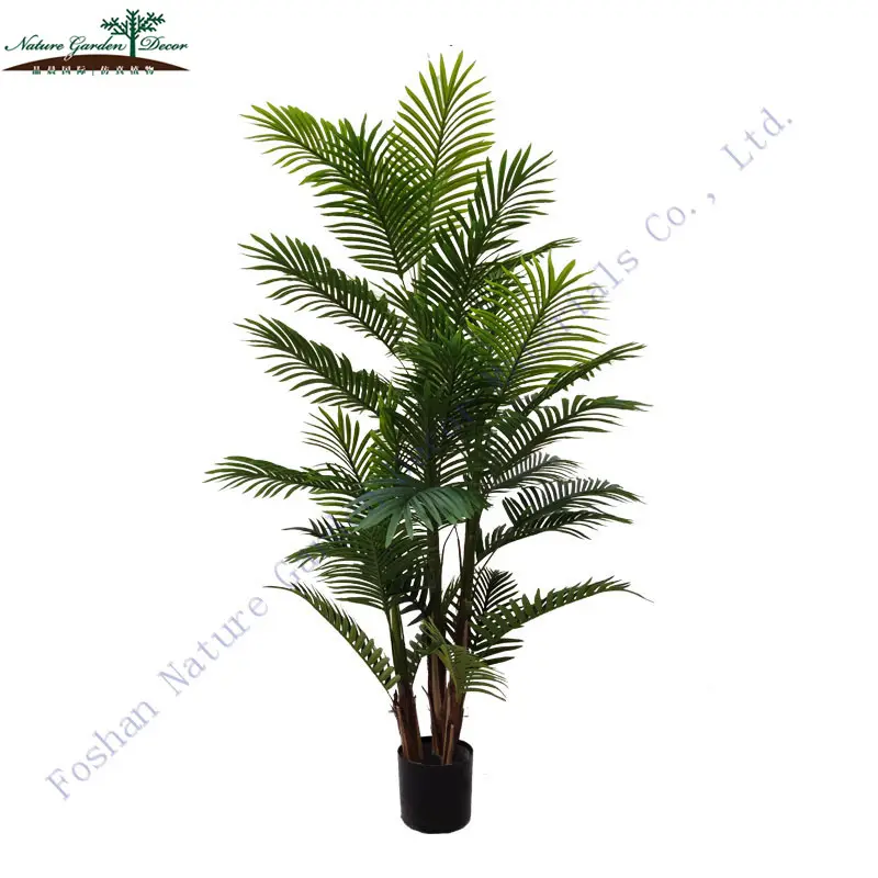 De resina Artificial planta de interior/al aire libre de árbol de palma
