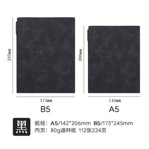 Factory Custom 2024 Planner A5 <strong>with</strong> Elastic Strap Journal Diary Black <strong>Notebook</strong> Hard Cover Printed Logo 2024 Diary <strong>Note</strong> Book - Product Image 4