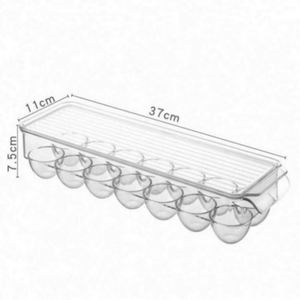 ボックス容器冷蔵庫フードキッチンケース冷蔵庫ビン卵容器プラスチック工具冷蔵庫用スタック可能卵収納