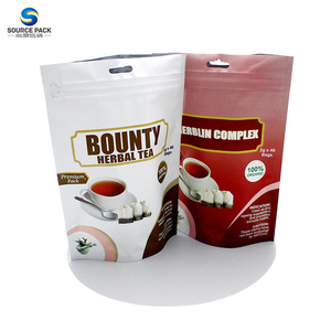 Fabrika renkli dijital özel baskı düşük adedi bitkisel çay ambalaj ayakta duran torba için çay poşetleri - Product Image 5