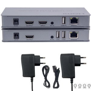 4K KVM HDMI扩展器通过Cat5e/6电缆120M USB HDMI扩展器，用于电脑鼠标键盘视频显示新条件RJ45输出 - Product Image 6