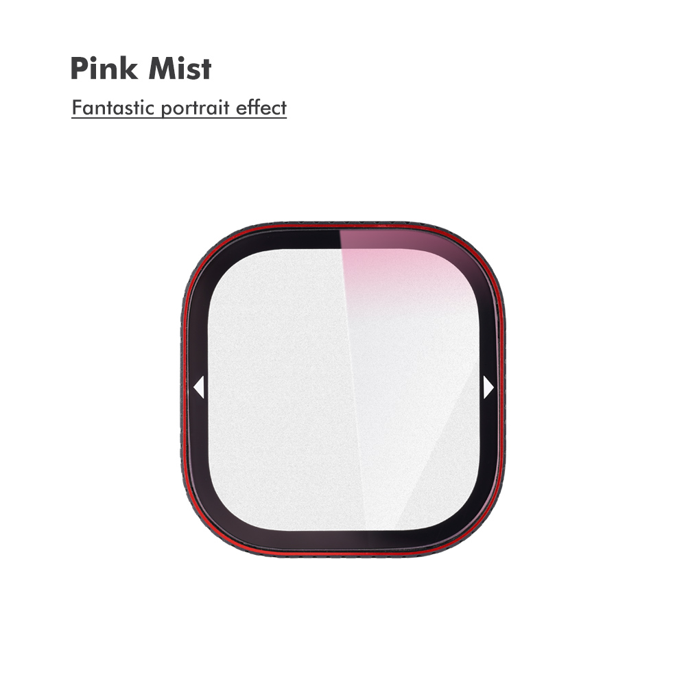 Filtre à brume rose à revêtement vert