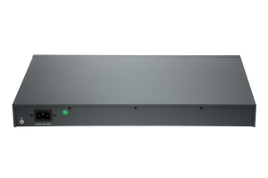 สวิตช์ POE กิกะบิตเต็มพอร์ต24ช่องพร้อม4*1000Mbps SFP + L2สวิตช์ PoE QoS LACP VLAN จัดการ POE