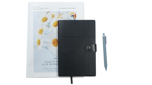 Mini libreta personalizada con botones de Metal, cubierta suave de pu, a6, nuevo plan de diseño, precio bajo - Product Image 6