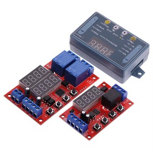 DC 5V 12V 24V 10A Einstellbares Zeitverzögerungs-Relais modul 32 52 Modi LED Digital Timing Trigger Timer-Steuersc halter Impuls zyklus - Product Image 2