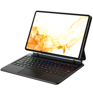 Para Samsung Galaxy Tab S9 S8 S7 Plus /S9 FE + Plus/S8 + Plus Magic Keyboard Case Flotante Cantilever Soporte magnético Touch Trackpad - Product Image 1