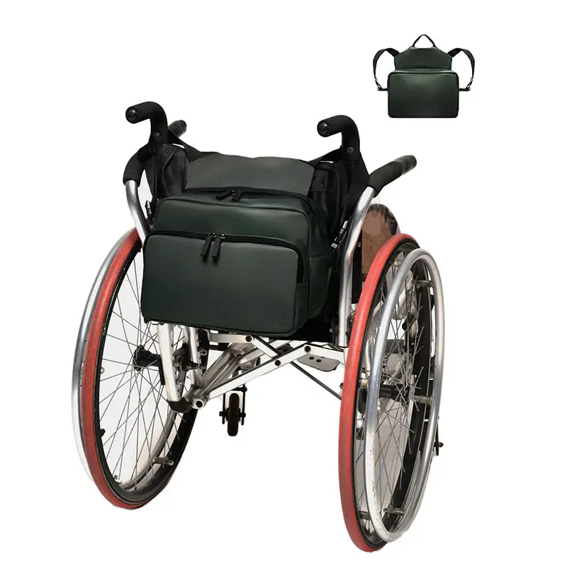 Bolsa de viaje impermeable para silla de ruedas, accesorio de ayuda para viaje al aire libre, mochila para portátil, mochila para silla de ruedas
