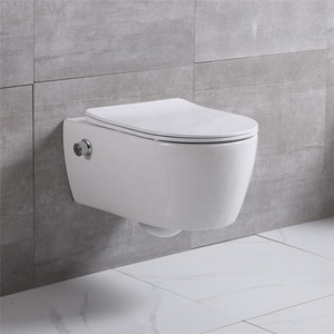 Factory Hanging Toilets with Build-in <strong>Bidet</strong> Attached to Bathroom Ceramic Toilet <strong>Bidet</strong> Wall Hung WC - Product Image 3
