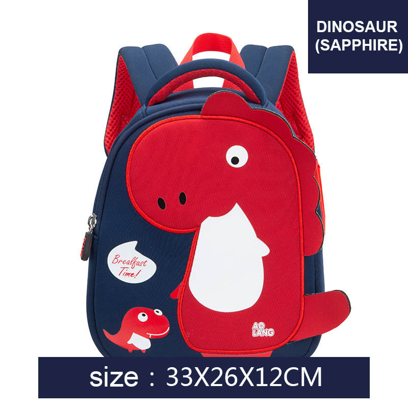 Dinosaure couronne bleu roi grand