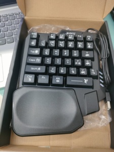Customization 35 Keys Single Hand Wired Gaming Keyboard With Wrist Rest LED Backlit Ergonomic <strong>Game</strong> <strong>Controller</strong> for PC Gamer - Product Image 4