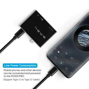 SML po100 Pro USB giao diện kỹ thuật số mqa giải mã xoms xu316 DSD64 quang đồng trục dsd512 I2S đầu ra 32bit 768kHz cho ps5 chuyển đổi - Product Image 5