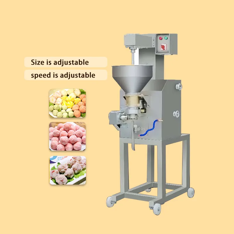 commercial top quality meatball automatic round fish beef meat ball making machine