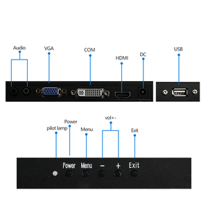 Personalización Full HD Monitor HDMI Pantalla de alta definición15.6 pulgadas Marco abierto TFT LCD Panel Monitor de pantalla táctil Monitor HDMI de amplio rango de temperatura - Product Image 5