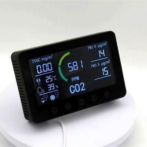 Detector de gas RS485 de alta calidad 4-20mA 0-10V Sensor de CO2 analógico de dióxido de carbono Monitor de calidad del aire respetuoso con el medio ambiente EX Low - Product Image 3
