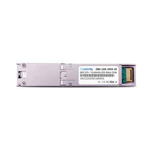 Óptimo 10 Gb/s Bidi 1490nm/1550nm 80km LC SM EML DFB DDM SFP Módulo transceptor para redes 4G 3G GSM GPRS POE WIFI SDK TCP