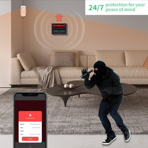 Support <strong>Ios</strong> and <strong>Android</strong> App Remote <strong>Control</strong> 4G GSM Wifi Smart <strong>Alarm</strong> Systems With Outdoor Motion Detector Door Sensor - Product Image 4