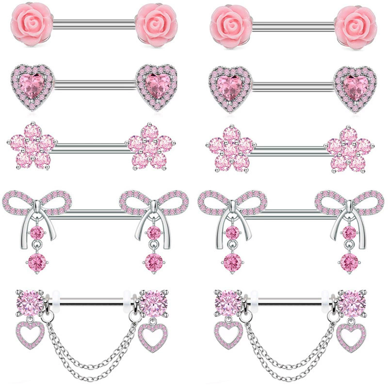 Argent + rose