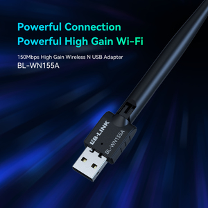 150Mbps USB 2.0 2.4GHz Wi-Fi Receiver <span class=keywords><strong>Dongle</strong></span> cho máy tính xách tay & Máy tính để bàn bên ngoài không dây Card Mạng Adapter LB-LINK trong kho - Product Image 3
