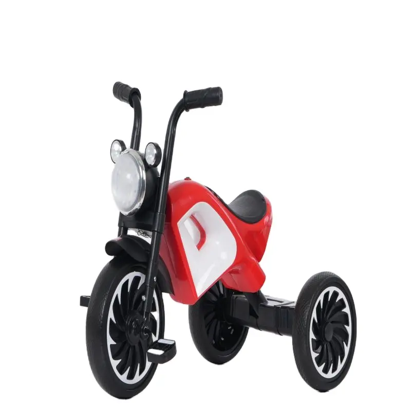 Triciclo infantil de tres ruedas de plástico barato al por mayor, bicicleta de empuje infantil para niños, triciclos de bebé para niños con la mejor calidad