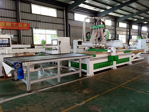 Ld1325-enrutador atc cnc, máquina de corte de madera anidada con sistema de carga y descarga para muebles de madera - Product Image 2