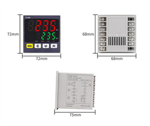 Controlador de temperatura Pid TC4M, 72x72mm, señal de entrada múltiple, salida Dual, digital, nuevo