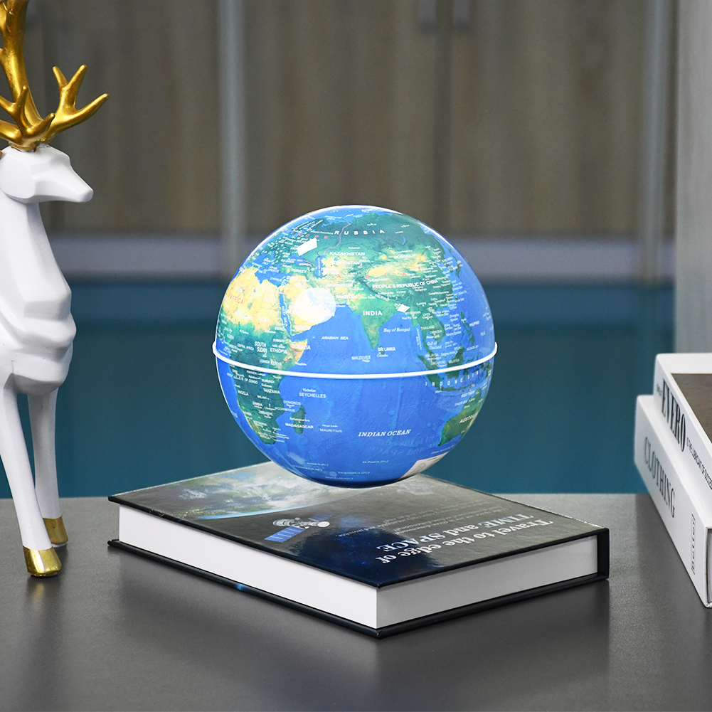 Base de livre-Globe bleu foncé